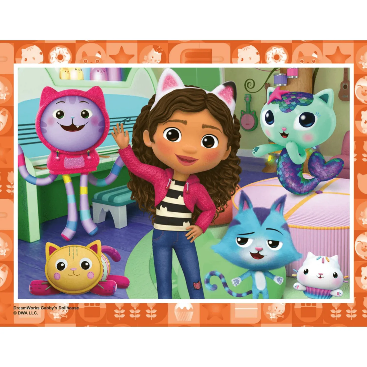 Ravensburger Puzzle Gabby´s Dollhouse, Colección Puzzle 4 in a box, 10, 12, 14, 16 Piezas, Puzzle pa