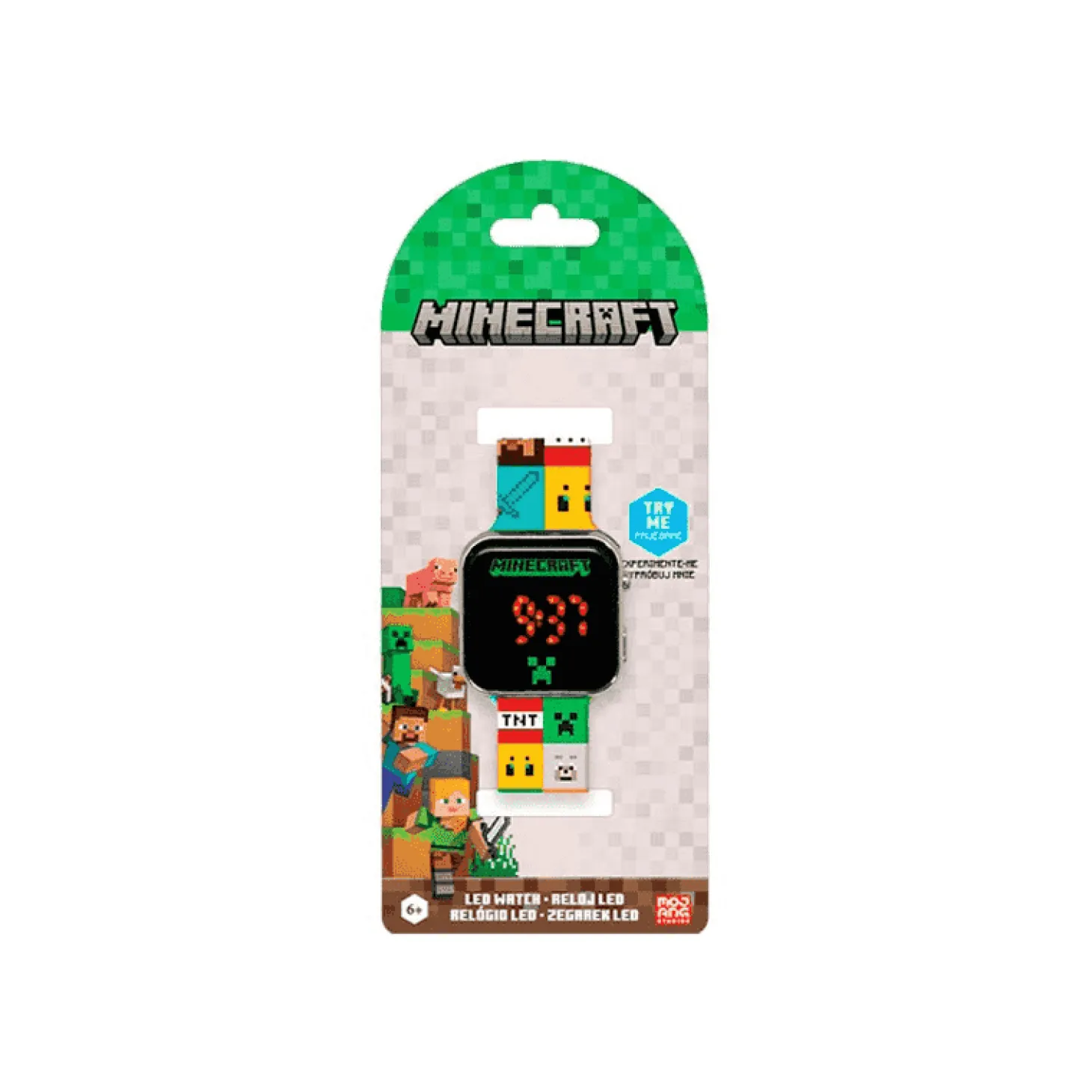 Reloj LED Minecraft