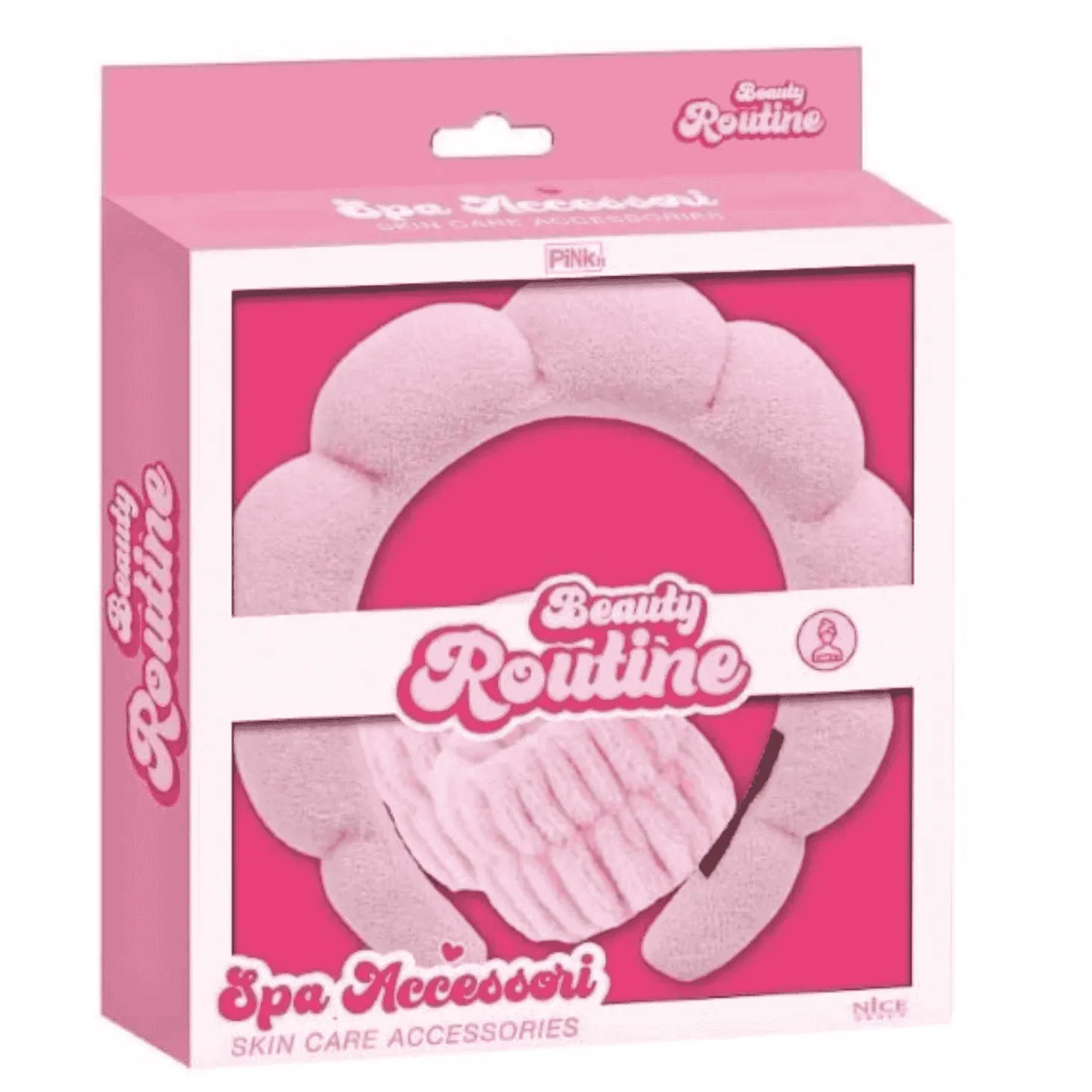 Set Accesorios Spa Beauty Routine Diadema + Muñequera