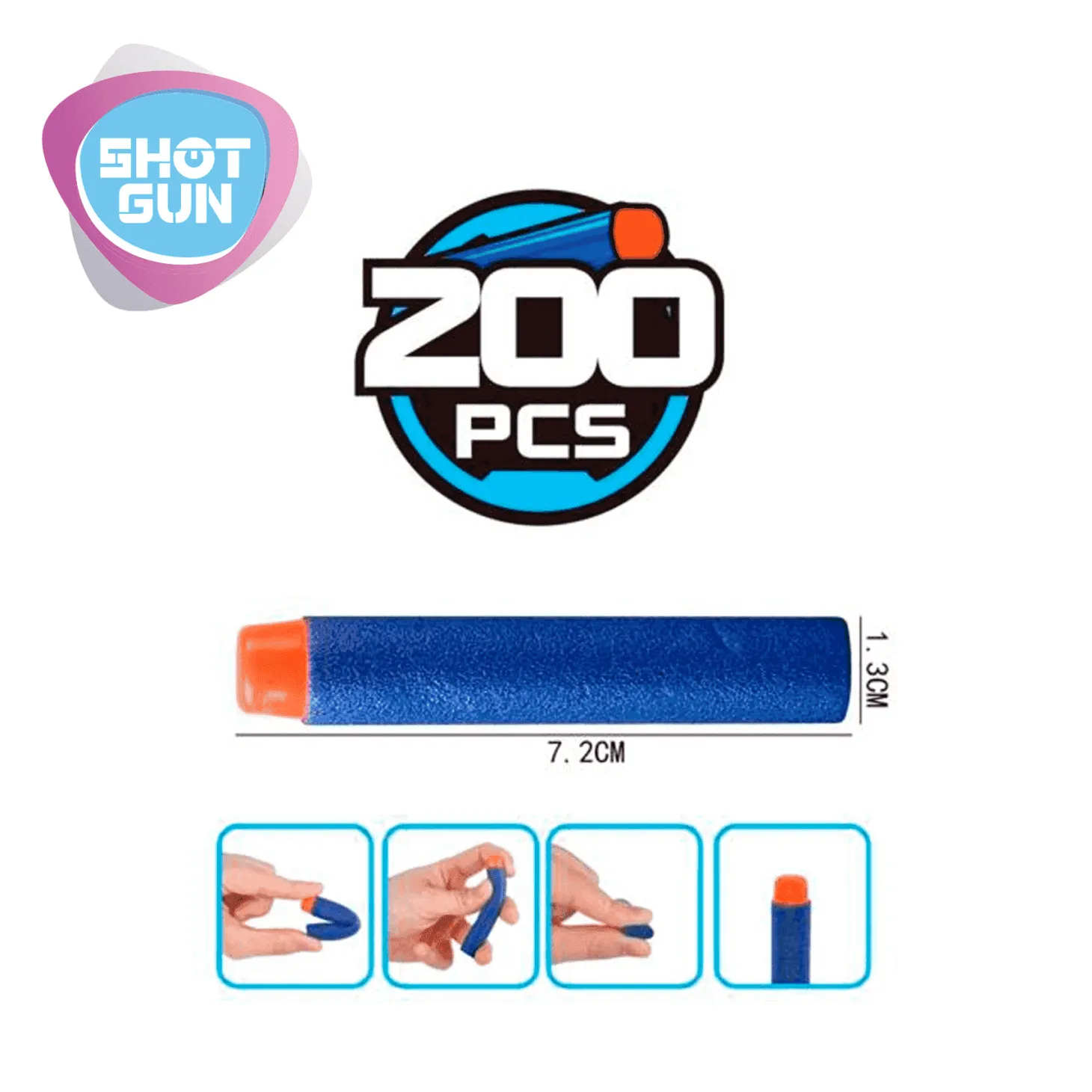 Shot Gun Caja de 200 Dardos