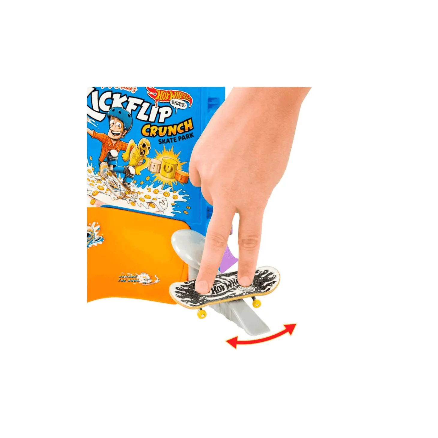 Skate Tony Hawk Cereal Bowl Fingerboard Hot Wheels