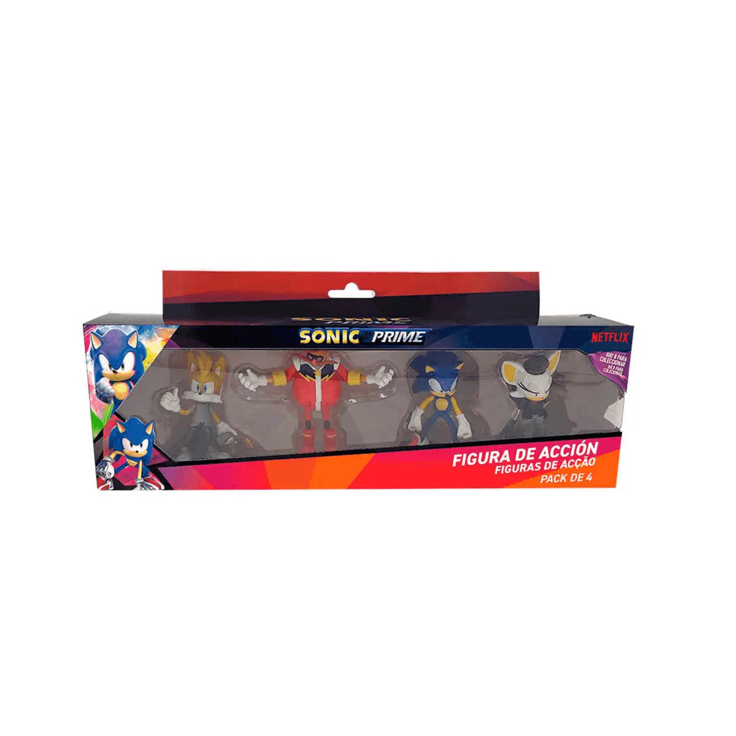 Sonic Figura Articulada Pack de 4