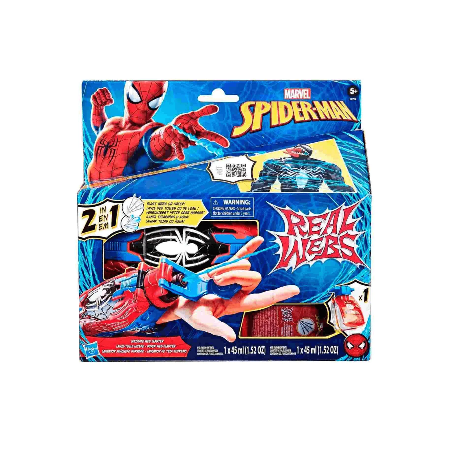 SPIDER-MAN Real Webs Lanzador Arácnido Supremo