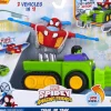 Spidey and His Amazing Friends Marvel Team Up Tank – ¡Acción combinada con Spidey y Hulk!