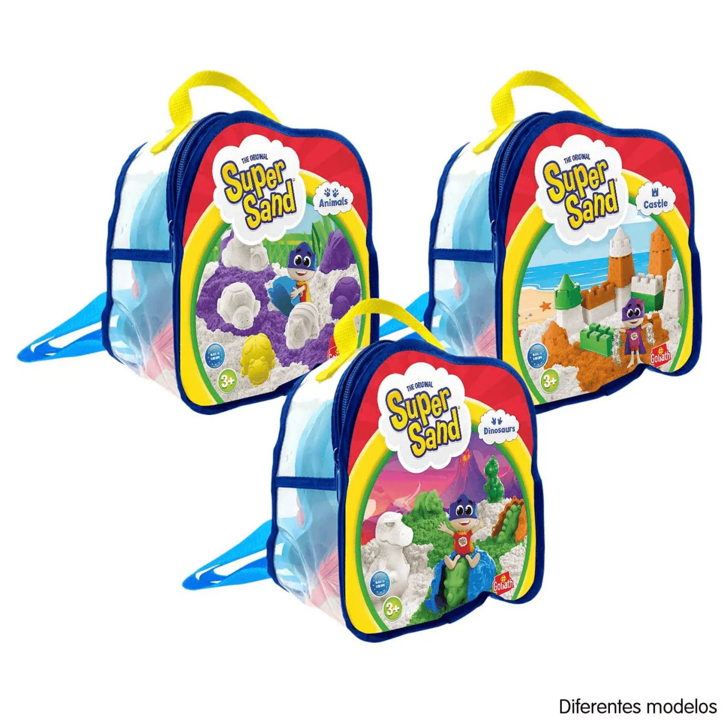 Super Sand Mochila con Arena para Moldear Diferentes Modelos