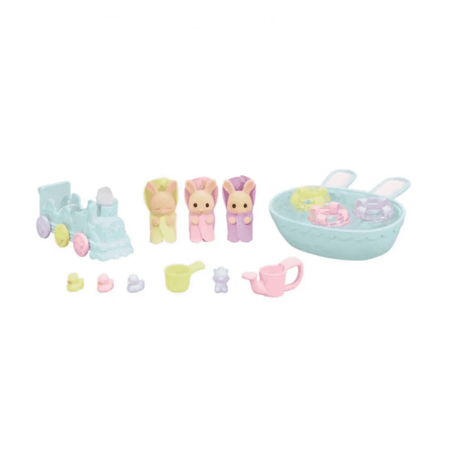Sylvanian Families La Hora Del Baño De Los Trillizos