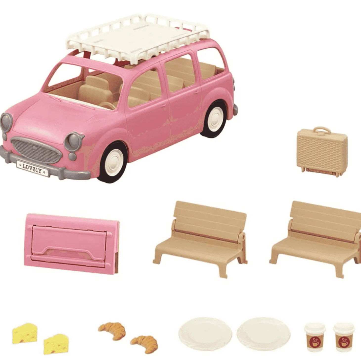 Sylvanian Families Vehículo Monovolumen de Picnic