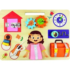 Tabla de Motricidad Madera Juguete Infantil