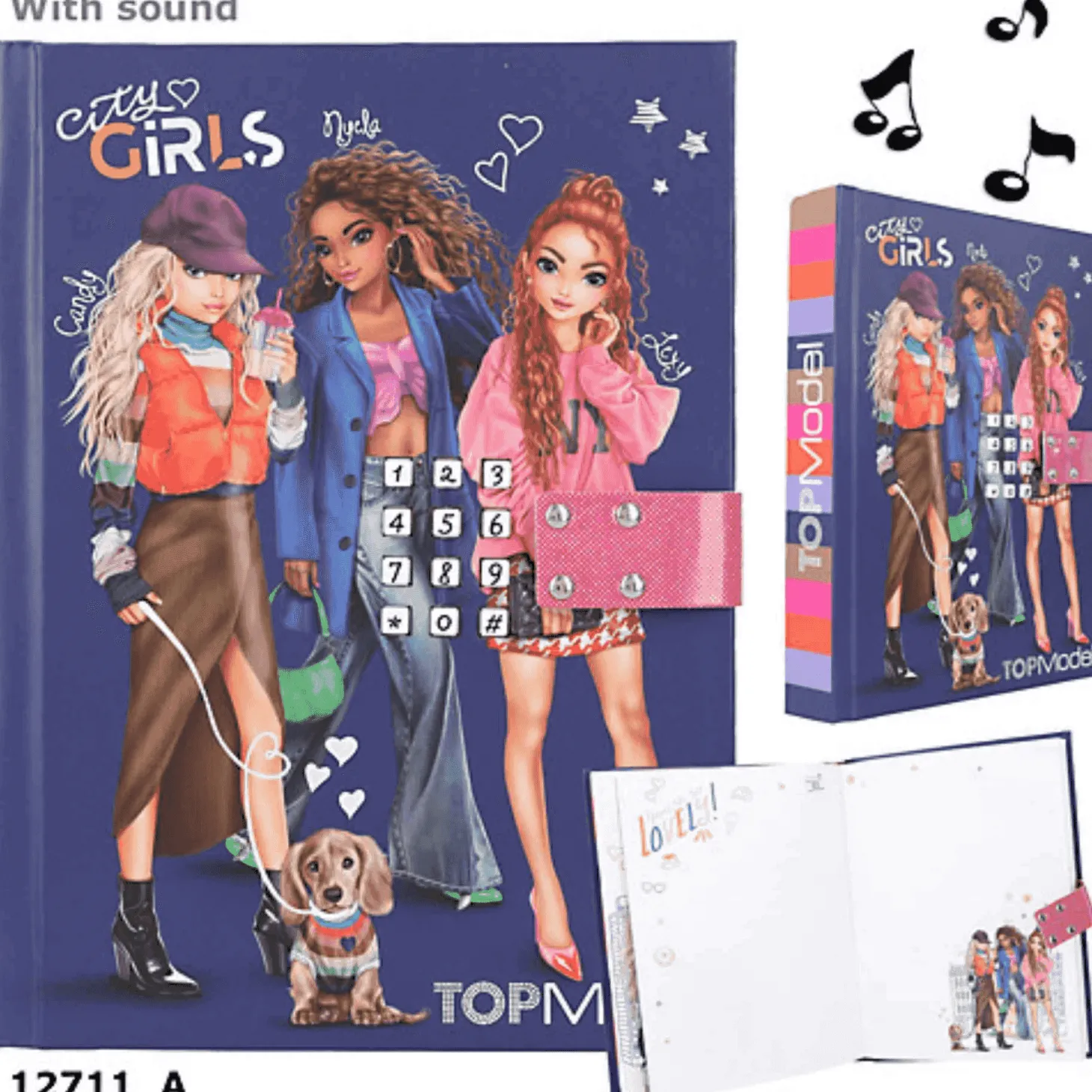 Topmodel Diario Con Codigo Secreto City