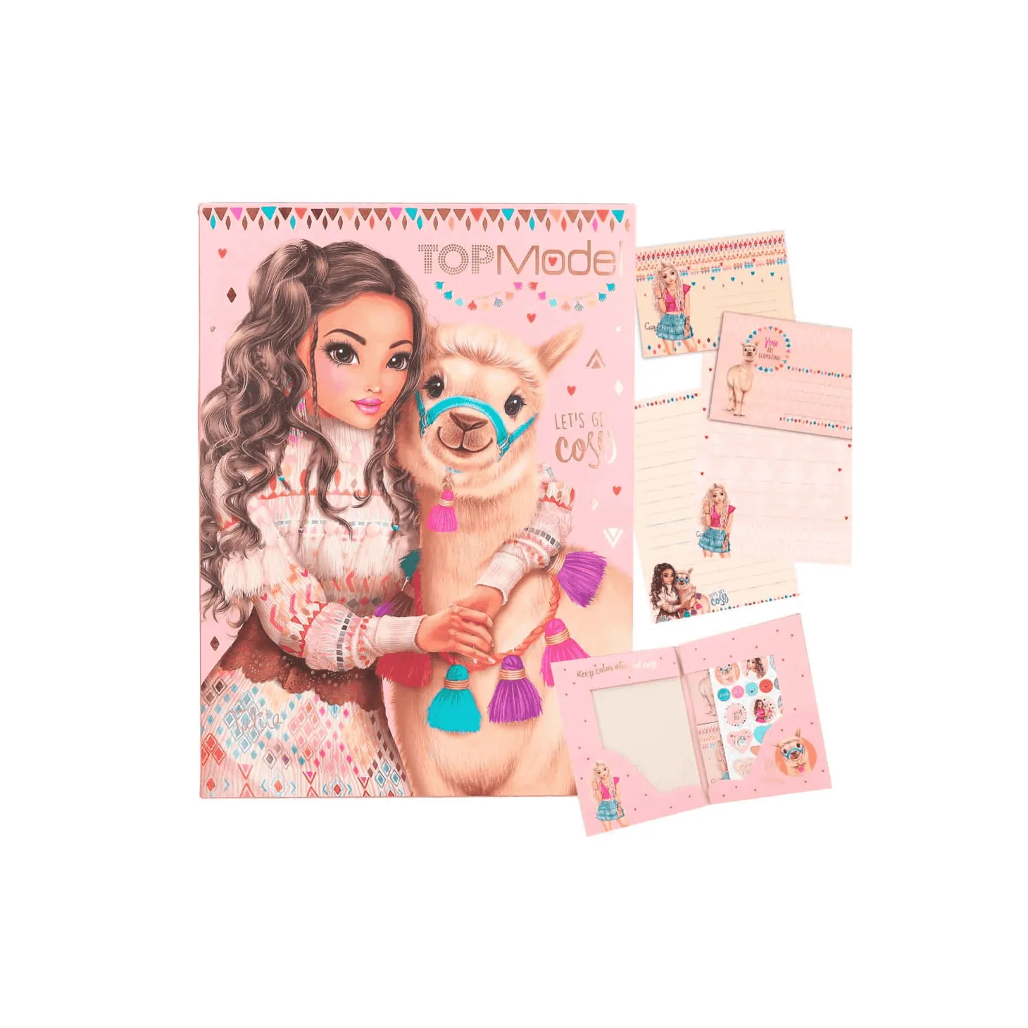TOPModel Set de Papel de Carta COSY