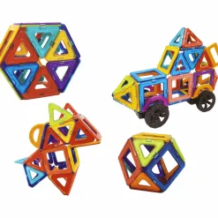 Triángulos Magnéticos 60 Piezas - ¡Construye, Crea y Aprende Jugando!
