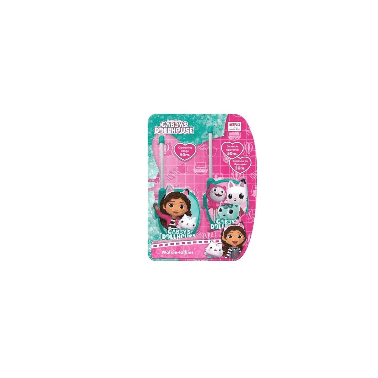 Walkie Talkie 3D Casa Muñecas Gabby