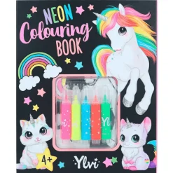Ylvi Set Libro de Colorear Neón